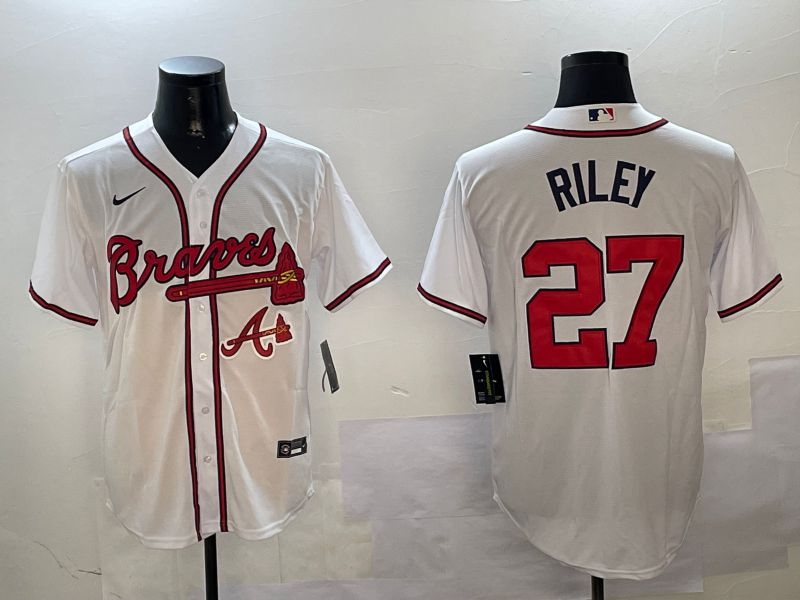 Men Atlanta Braves #27 Riley White Game 2024 Nike MLB Jersey style 2->new orleans saints->NFL Jersey
